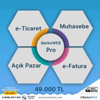 BARKOWEB PRO OTOMASYON SİSTEMİ MUHASEBE /  E- TİCARET / AÇIKPAZAR / E-FATURA  